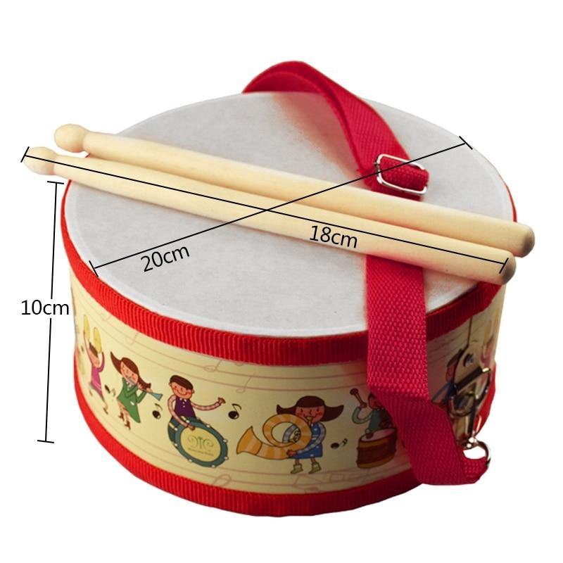 Tambour en bois Montessori pour Bébé