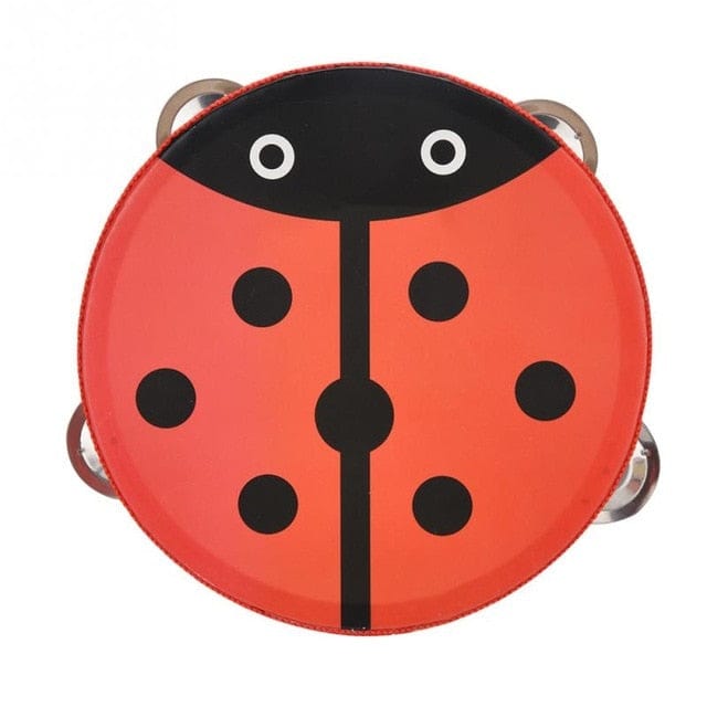 Tambourin Coccinelle Montessori pour Bébé