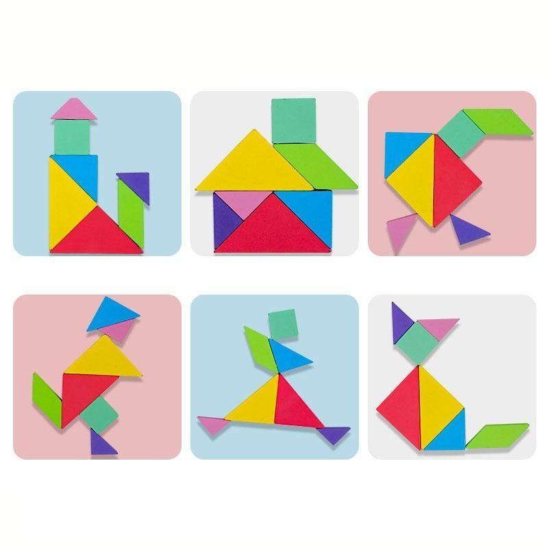 Tangram Magnétique Montessori - Puzzle Premium