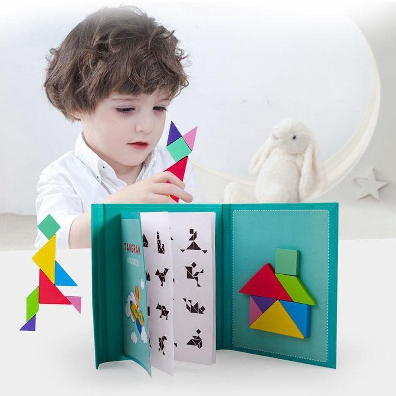 Tangram Magnétique Montessori - Puzzle Premium