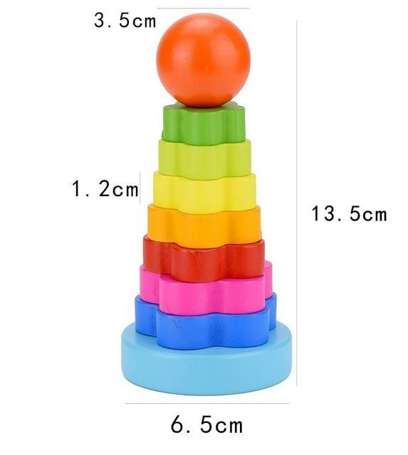 Tour Géométrique Montessori pour Bébé