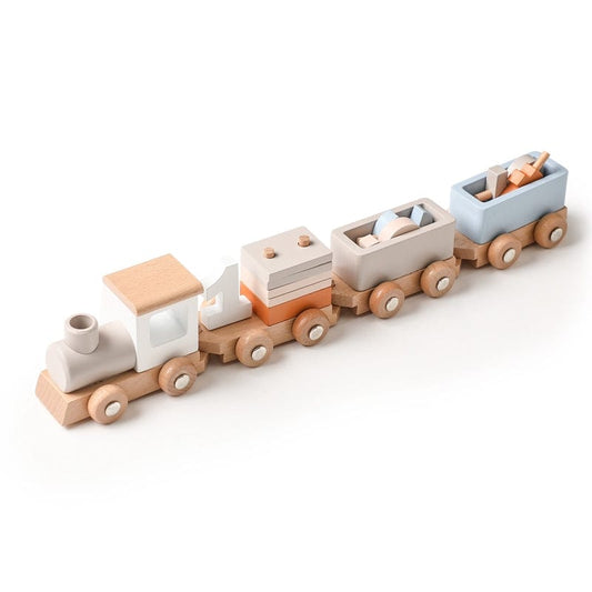 Train Montessori en Bois