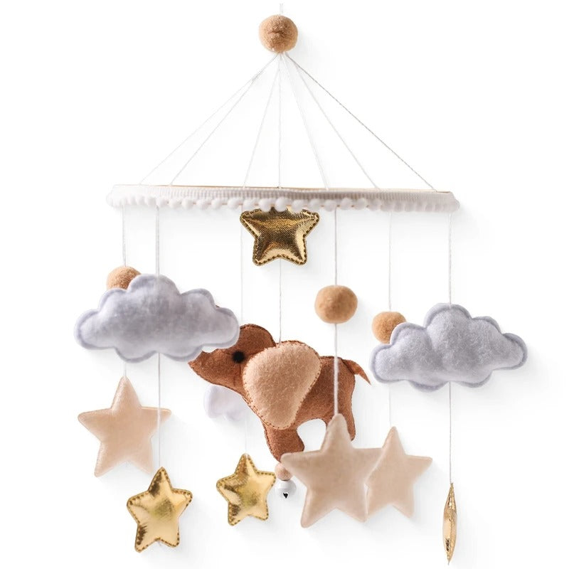 Mobile et Jouet de Naissance en Bois Montessori - Décoration et Eveil Sensoriel pour Bébé
