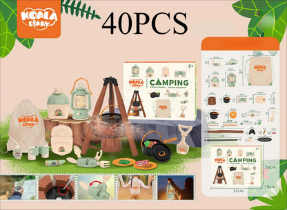 Kit de Camping Enfant World Explorer avec Tente Pop-up & Accessoires Nature - Idéal pour l'Outdoor et l'Éveil Montessori